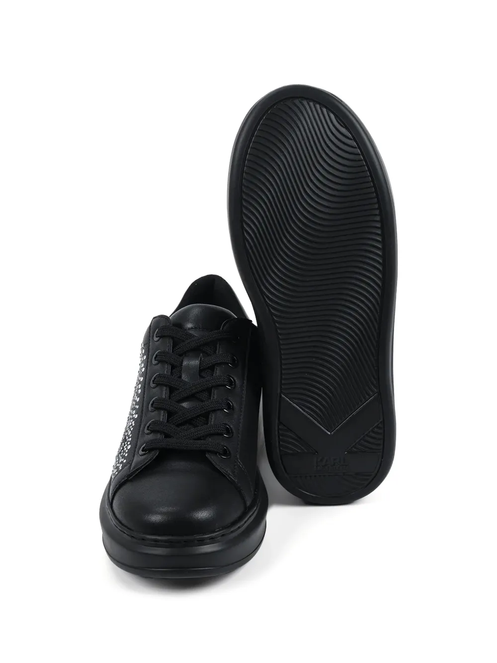 Karl Lagerfeld Sneakers met stras Zwart