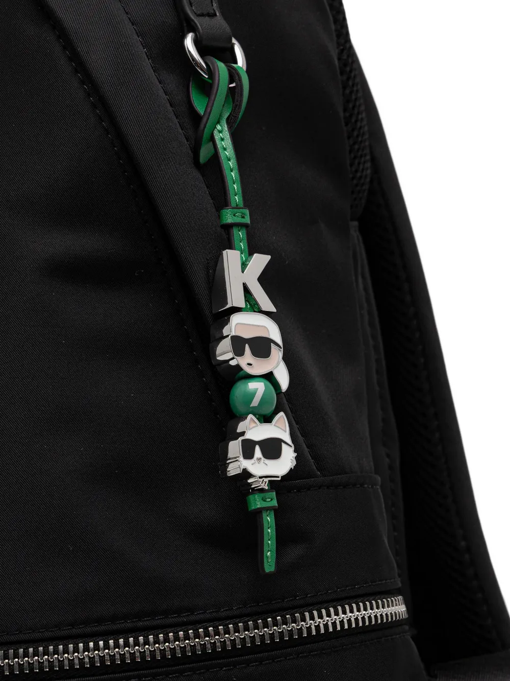 Karl Lagerfeld Rugzak met bedel Zwart