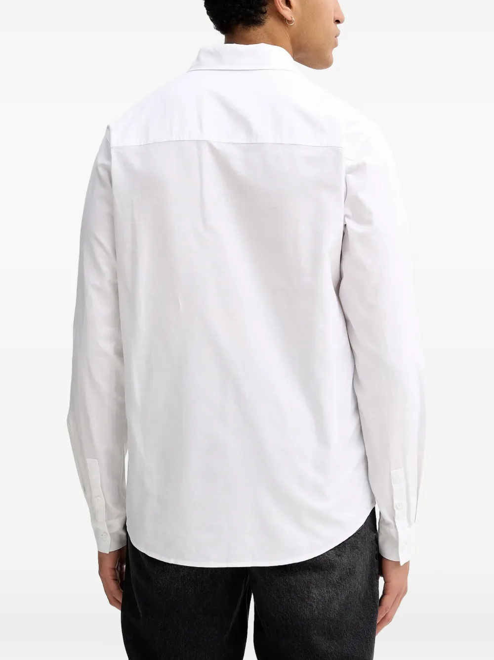 Karl Lagerfeld Jeans Overhemd met borstzak Wit