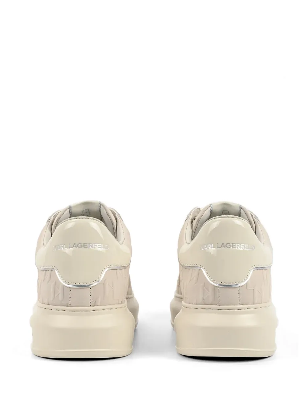 Karl Lagerfeld Kapri sneakers met monogram-print Beige