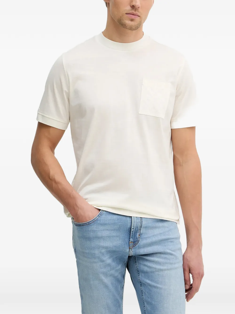Karl Lagerfeld chest-pocket T-shirt - Toni neutri