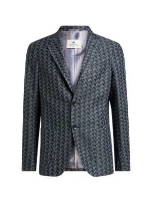 ETRO コーデュロイ シングルジャケット | グリーン | FARFETCH JP