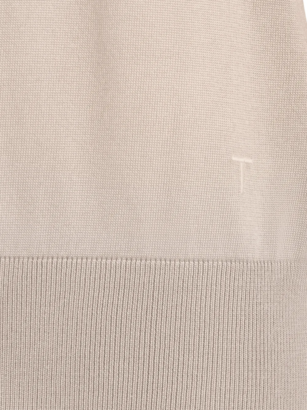 Tod's Poloshirt met knoopsluiting Bruin