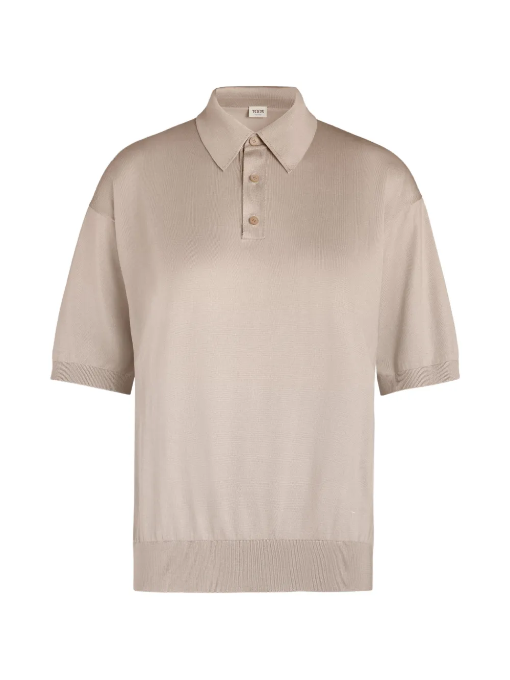Tod's button-fastening polo shirt - Marrone