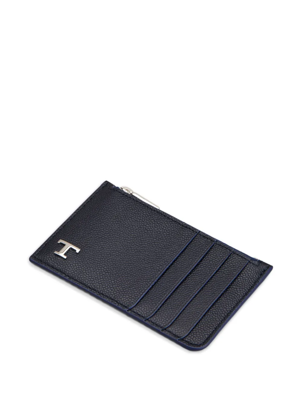 Tod's Pasjeshouder met logoplakkaat Blauw