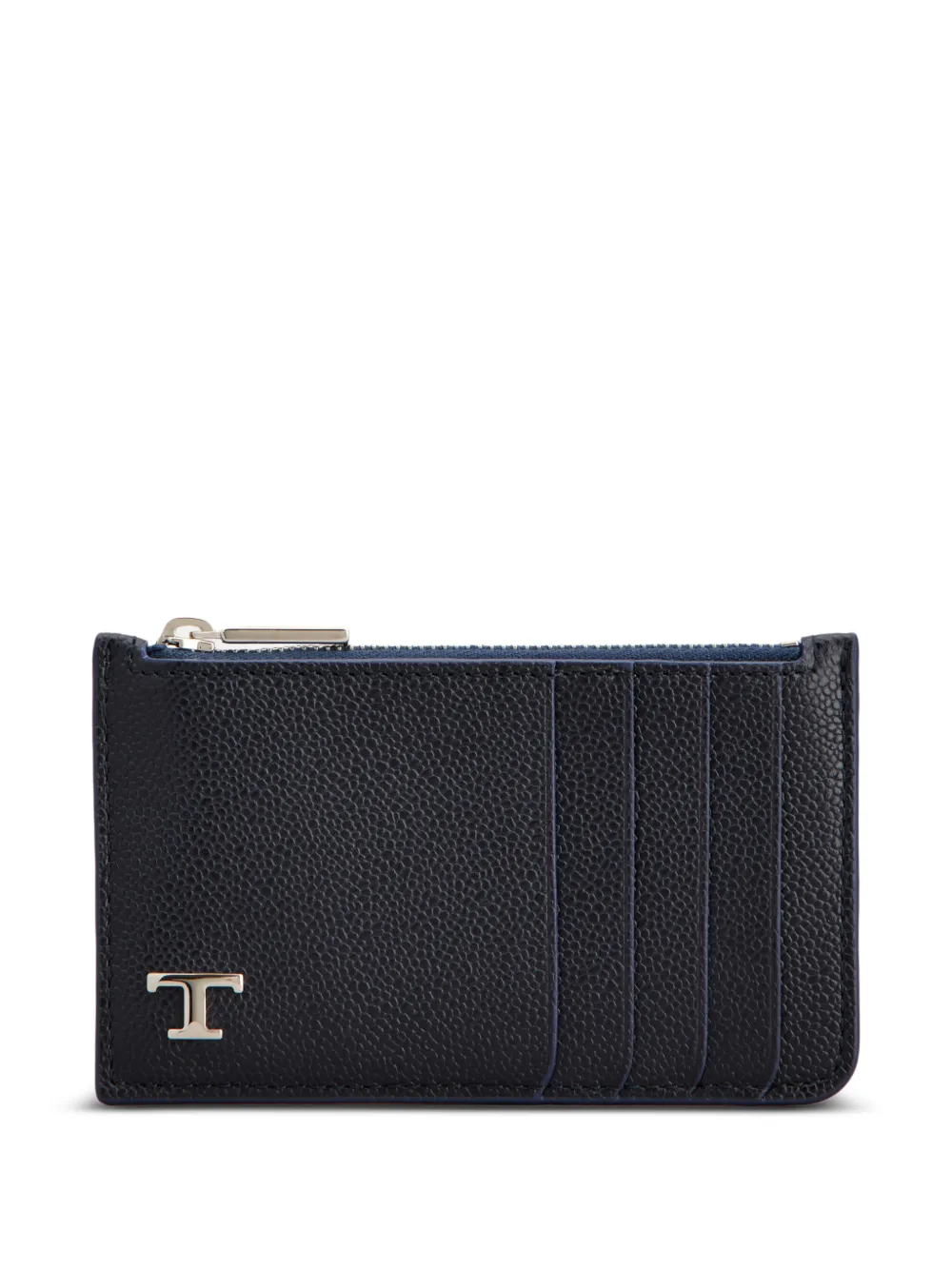 Tod's logo-plaque cardholder - Blu