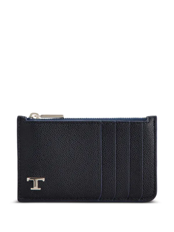 Tod's Logo-plaque Cardholder in Blue
