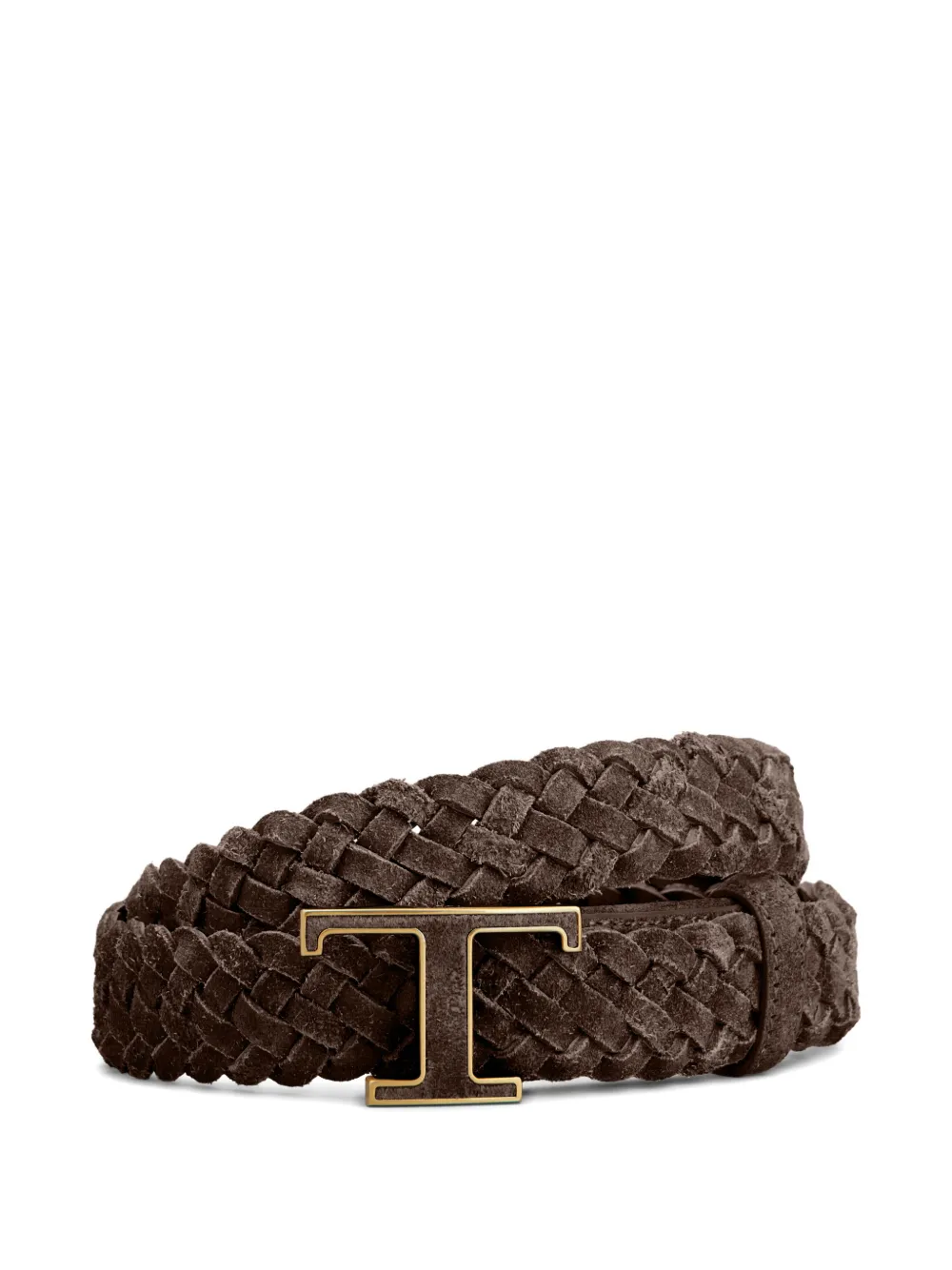 Tod's suede belt - Marrone