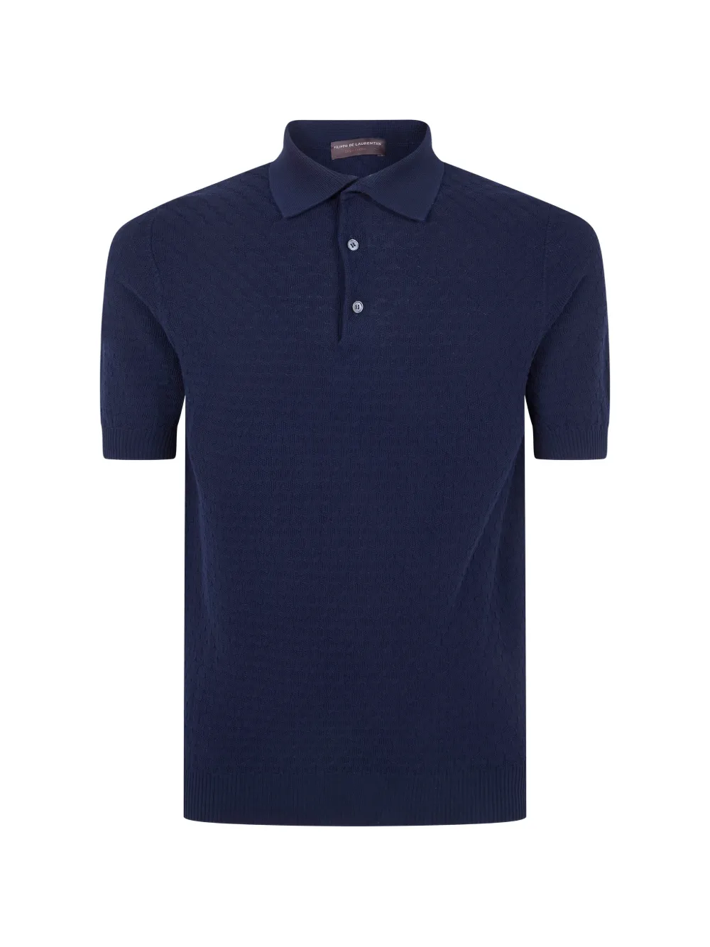 Filippo De Laurentiis short-sleeve polo shirt - Blu