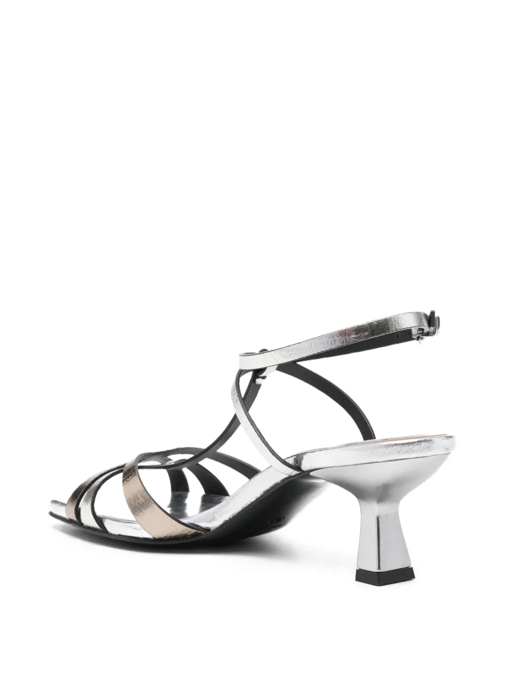  Donnarì Leather Sandals - Silver 