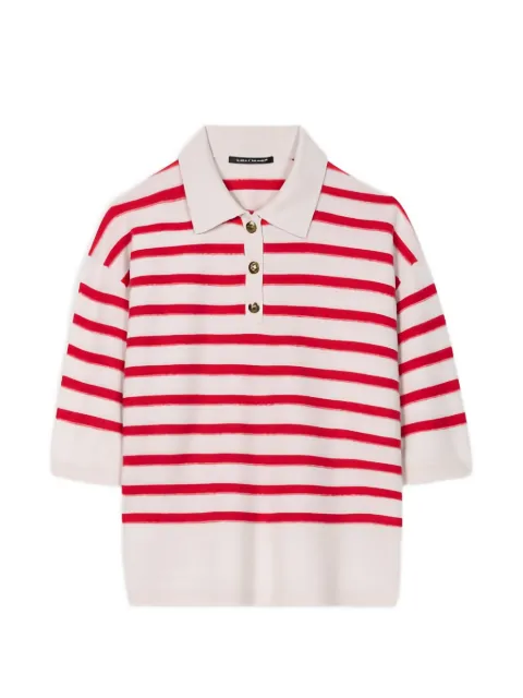 Luisa Cerano striped polo top
