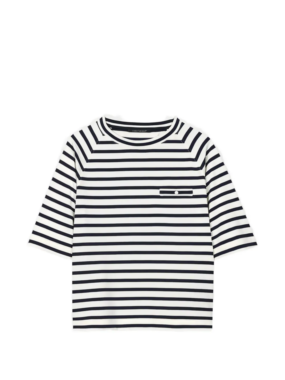 Luisa Cerano striped T-shirt - Bianco