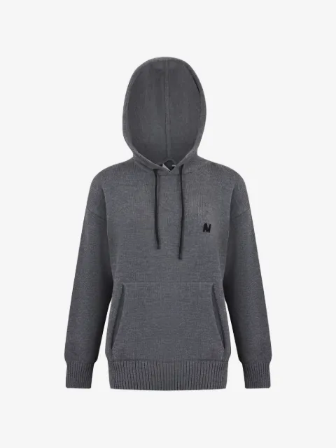 MSGM embroidered-detail hoodie