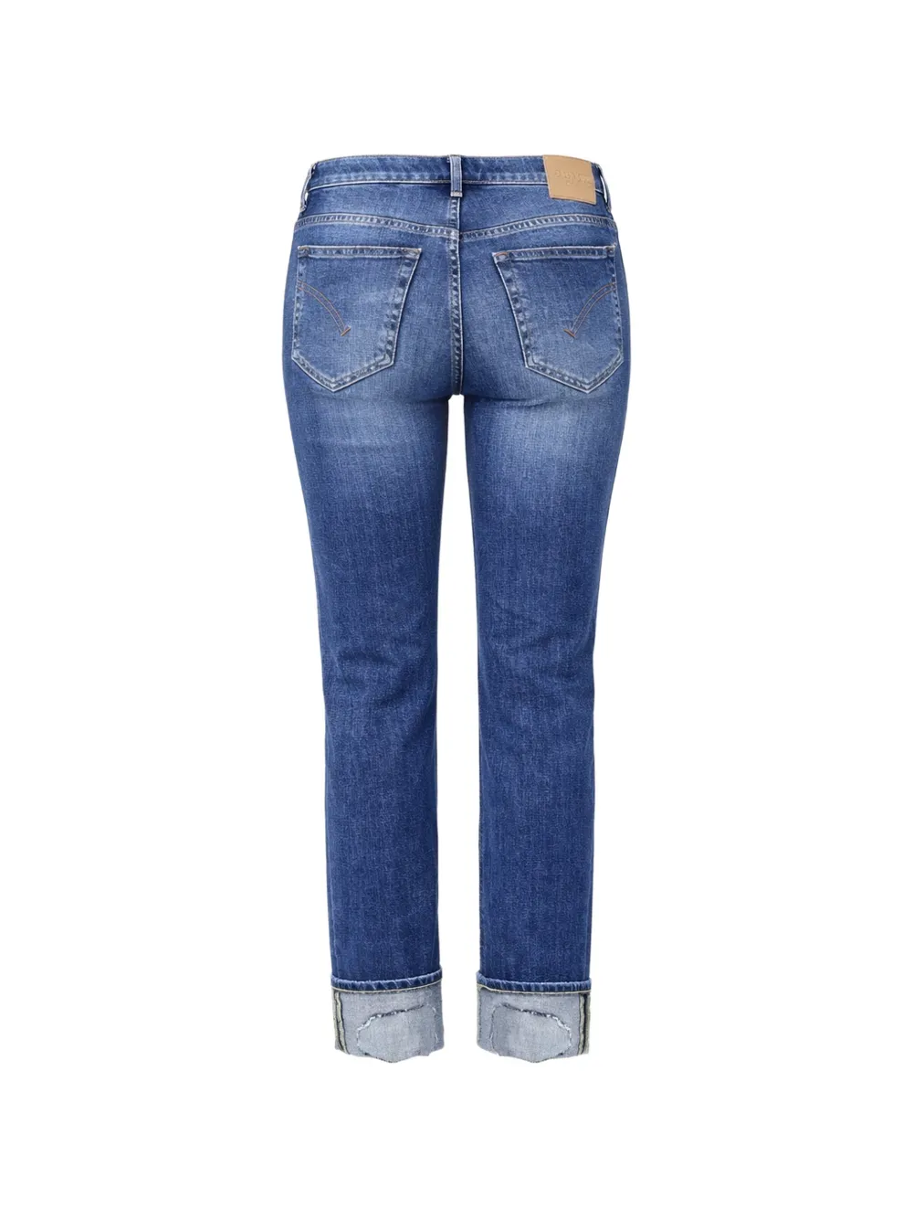  Dondup Distressed Cropped Jeans - Blue 