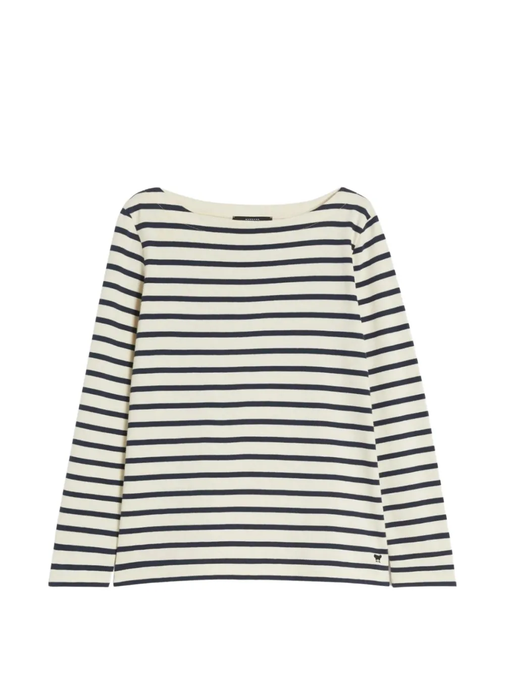 Weekend Max Mara striped boat-neck T-shirt - Toni neutri