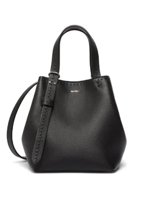Prada レザーハンドバッグ | ブラック | FARFETCH JP