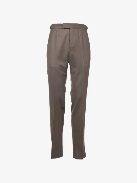 Zegna front fastening trousers