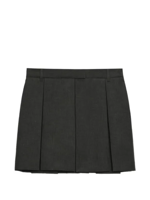 MSGM pleated mini A-line skirt