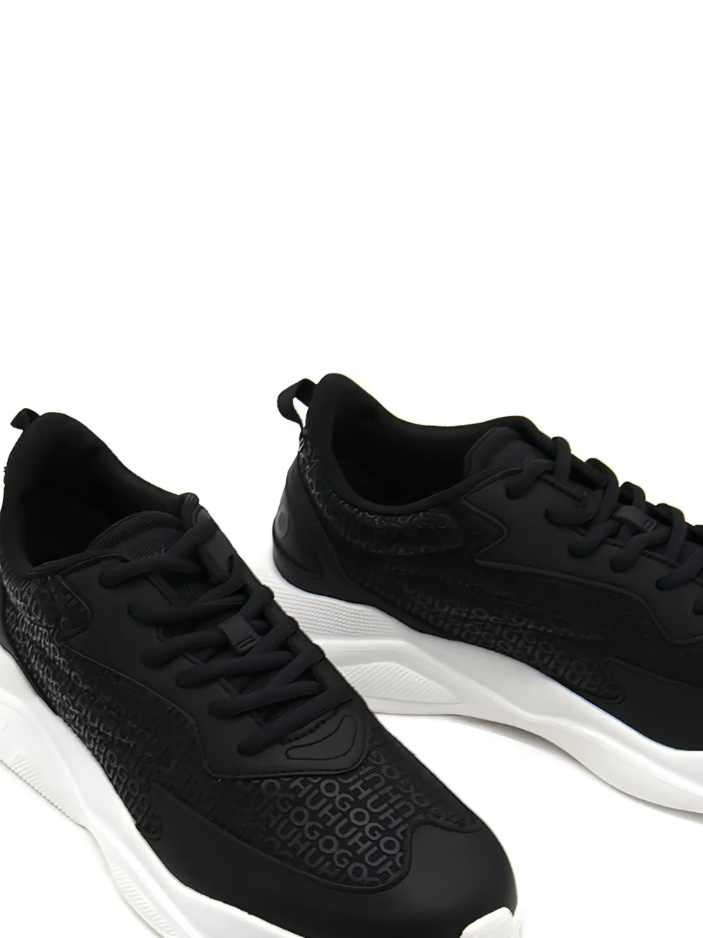 HUGO Leon Runn sneakers met logo Zwart