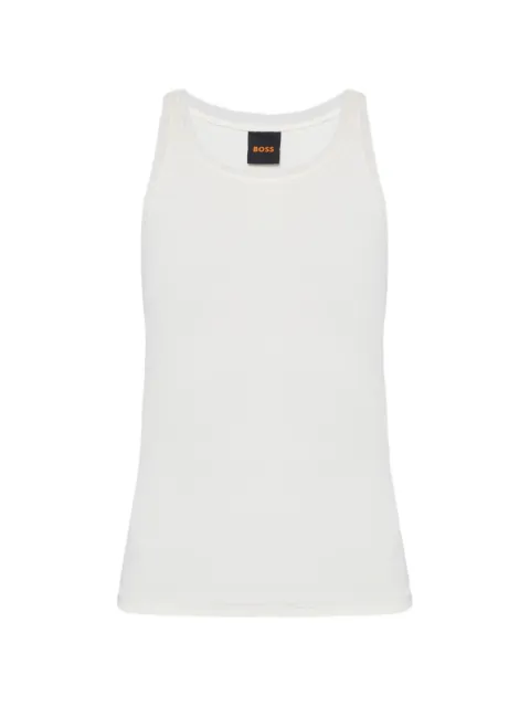 BOSS embroidered tank top