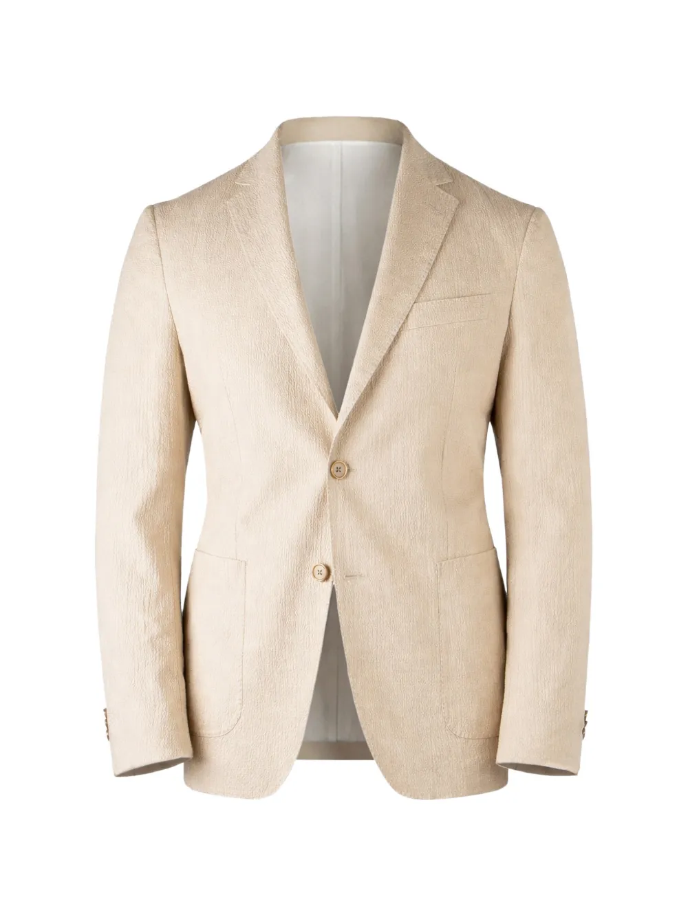 BOSS textured single breasted blazer - Neutrals
