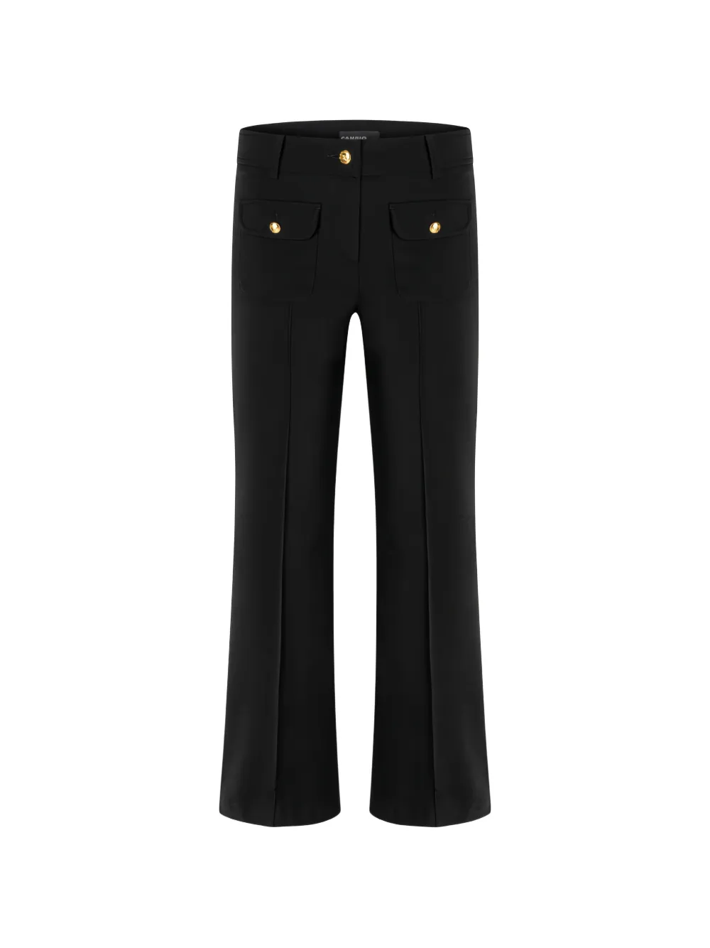 Cambio Farah patched pocket trousers - Nero