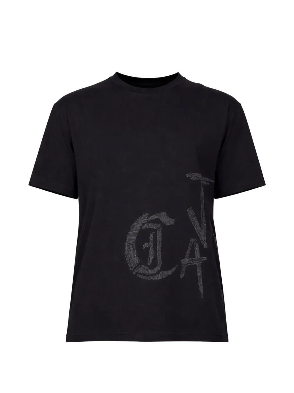 Just Cavalli letter graphic T-shirt - Schwarz