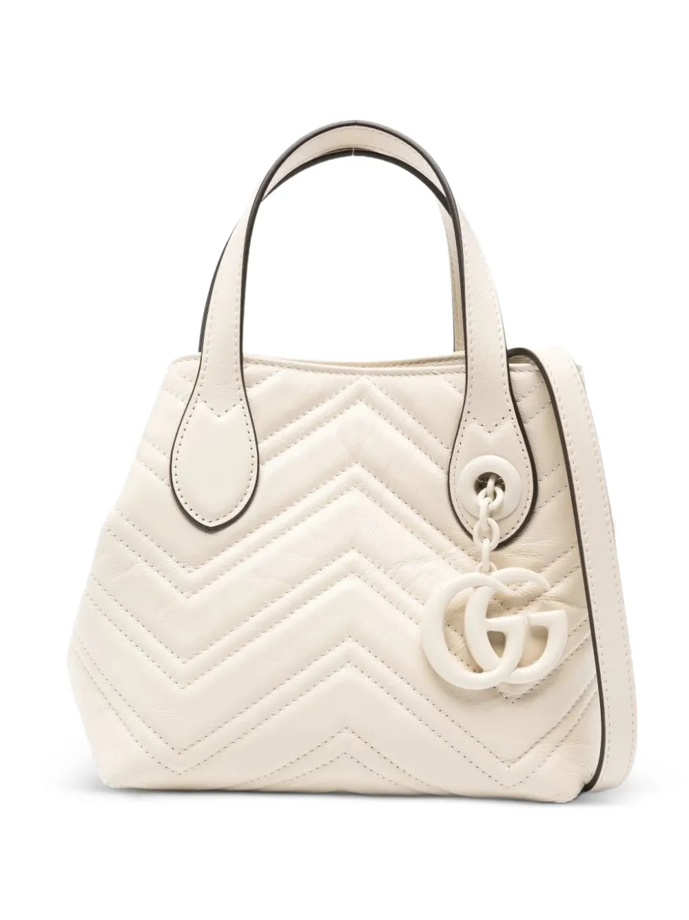 Gucci small GG Marmont tote bag - Nude