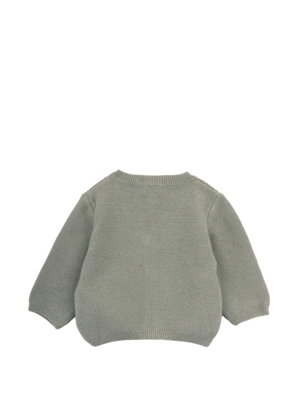 Knot Vest met V-hals Groen