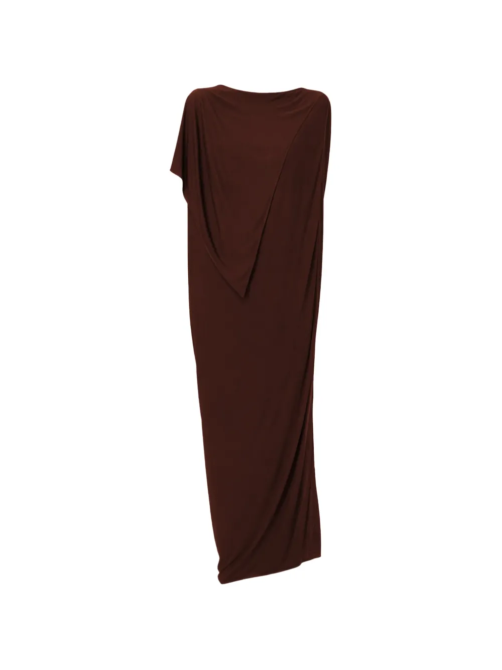 Fabiana Filippi draped evening dress - Marrone