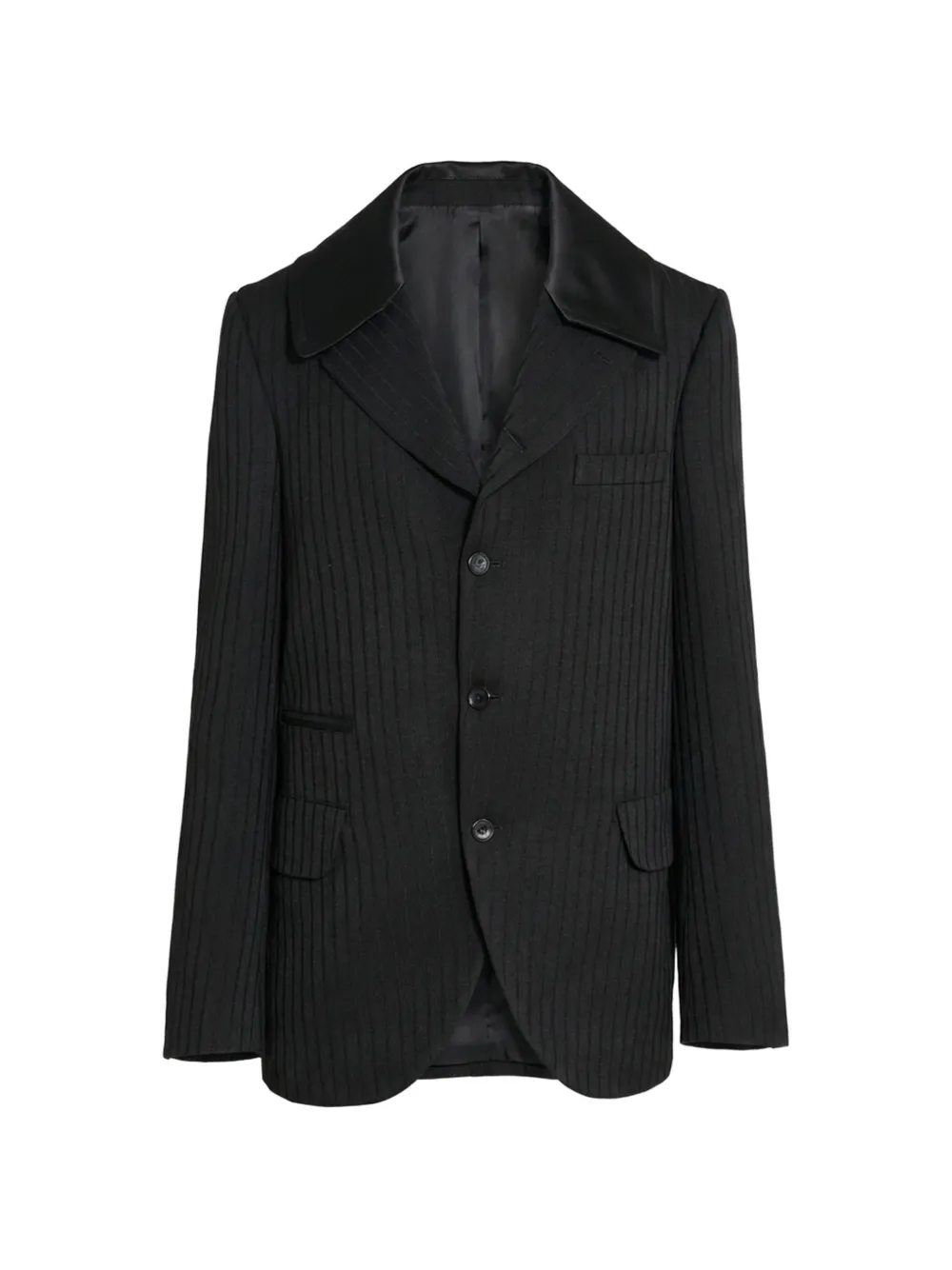 Comme Des Garçons striped blazer - Nero
