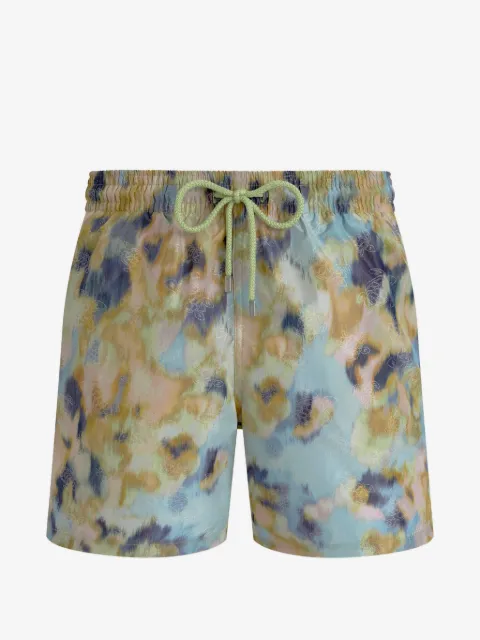 Vilebrequin x Maison BUCOL Blurred Nymphea swim shorts