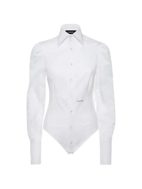 DSQUARED2 signature poplin bodysuit
