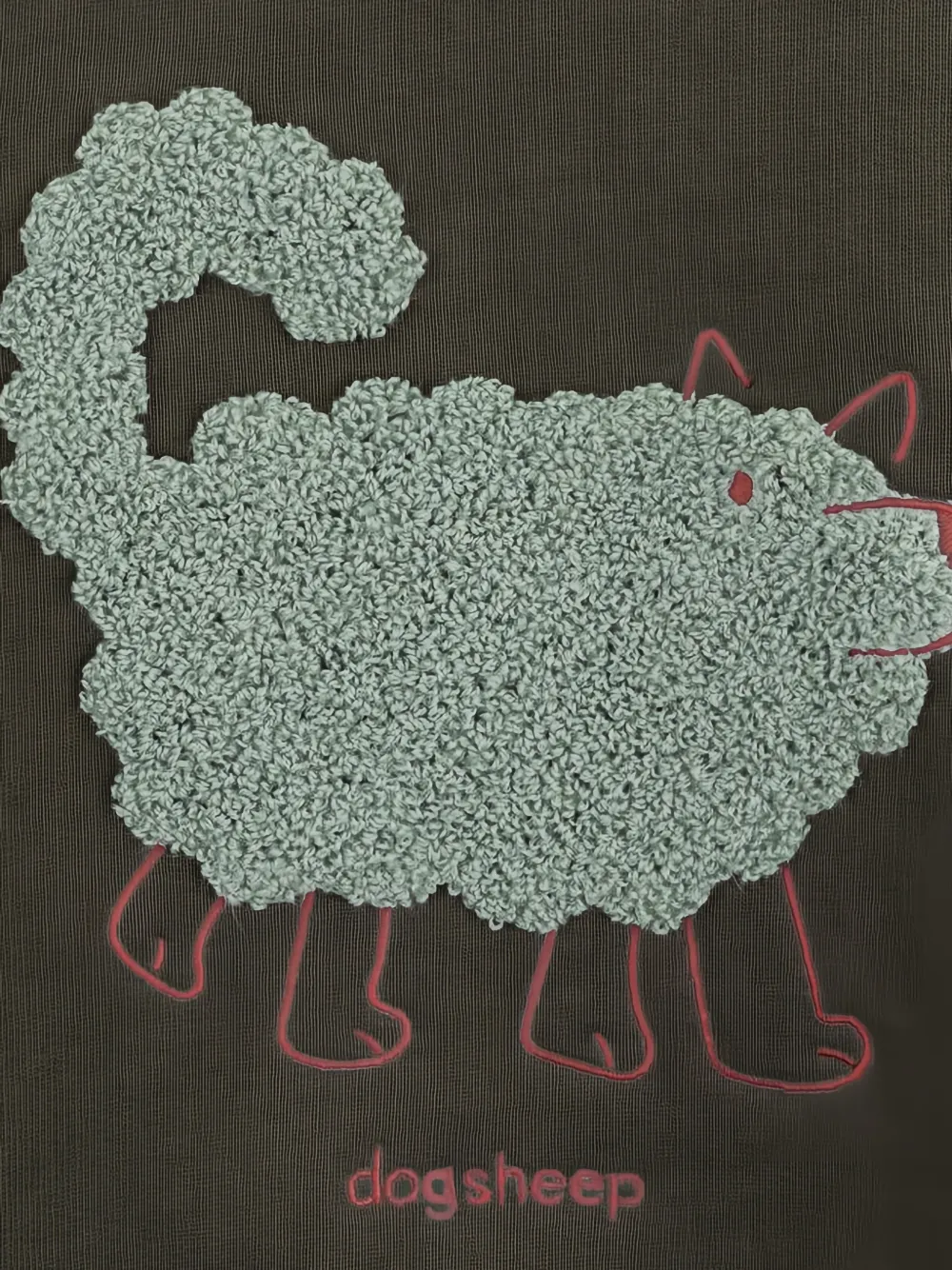  Knot Dog Sheep Sweatshirt - Green 