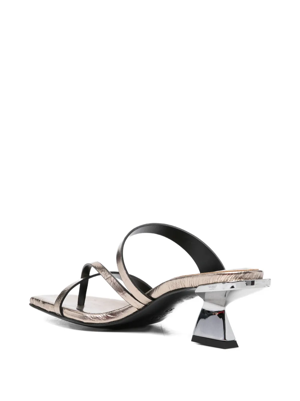  Donnarì Strappy Leather Sandals - Gold 