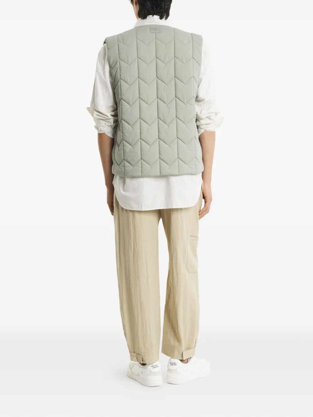 Maison Kitsuné Gewatteerde spencer Grijs