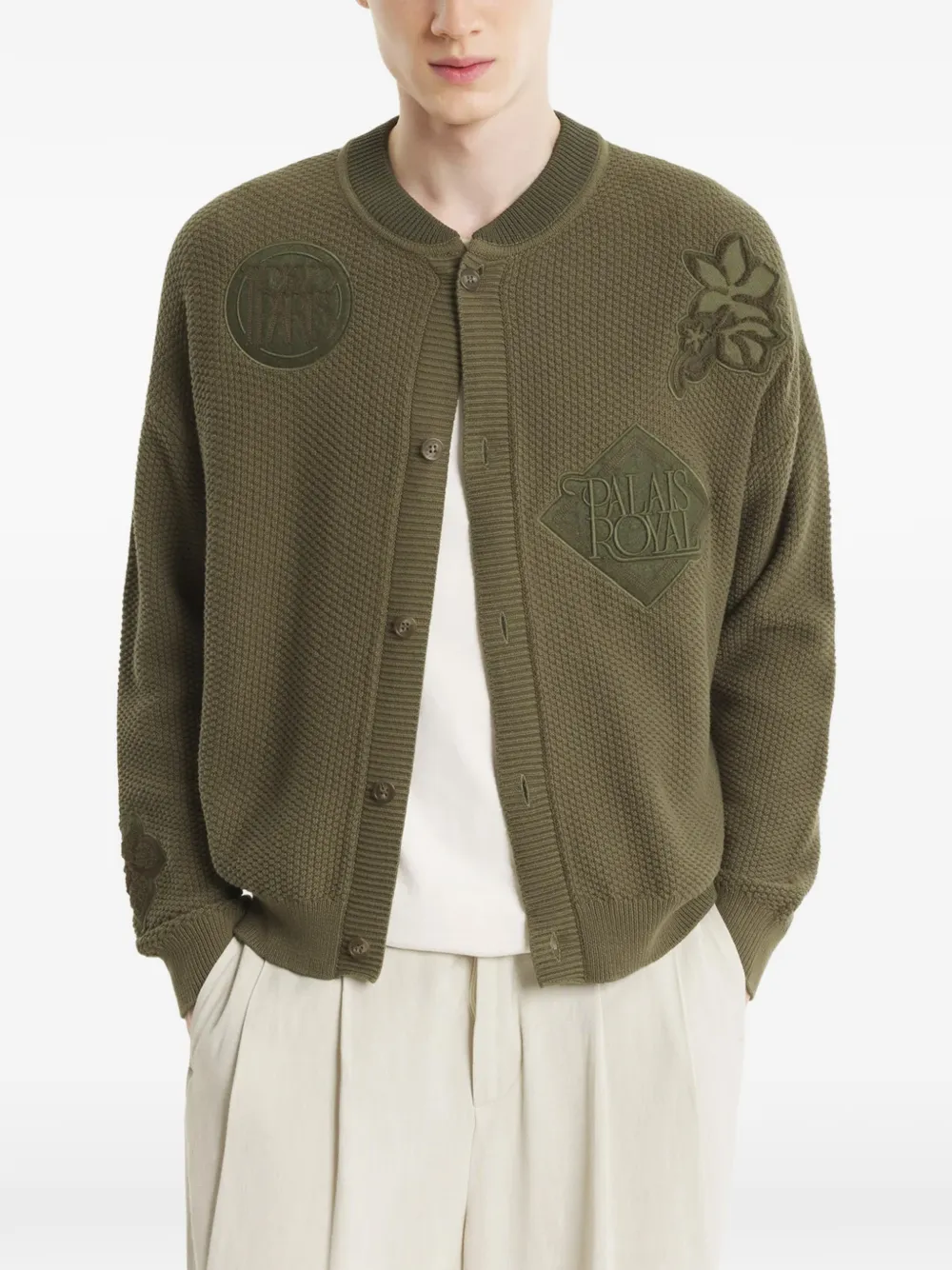 Maison Kitsuné 搭扣贴花开衫 | 开衫 | Image 2