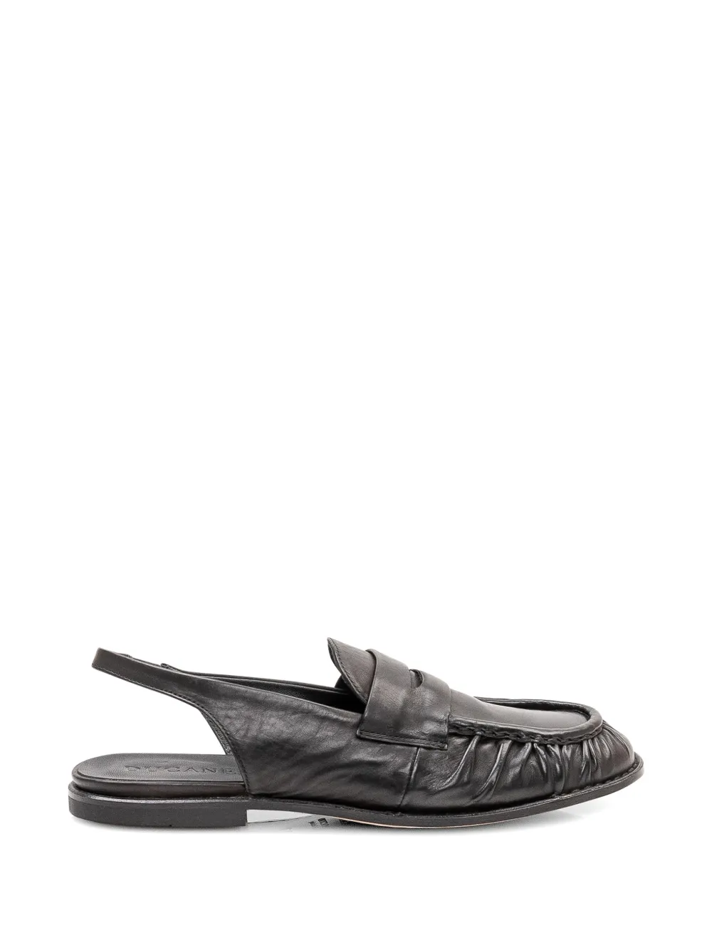 ducanero penny-strap leather pumps