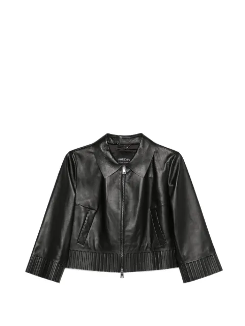 MARCCAIN Rethink Together leather jacket