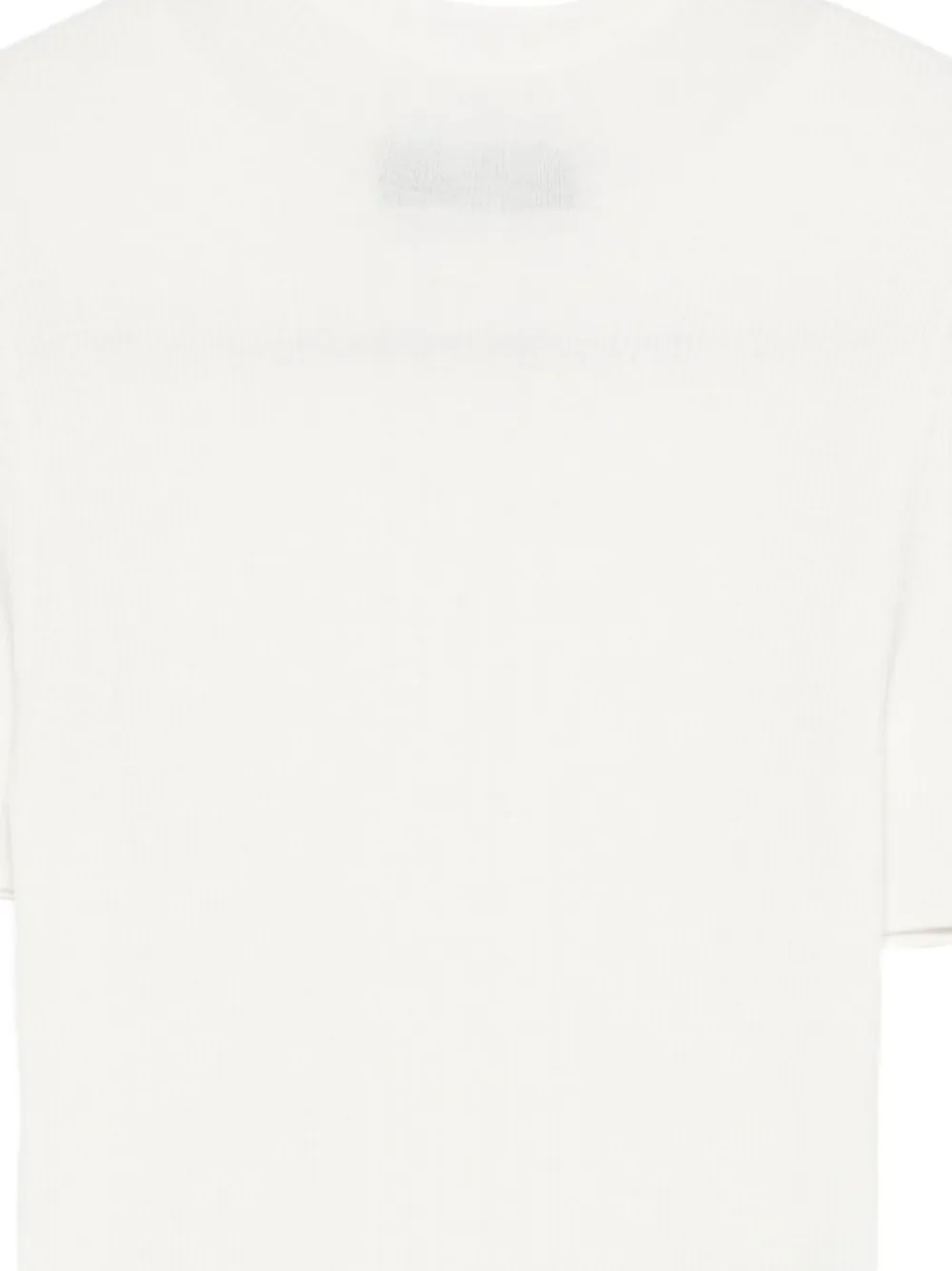 MARCCAIN Geribbeld T-shirt Wit