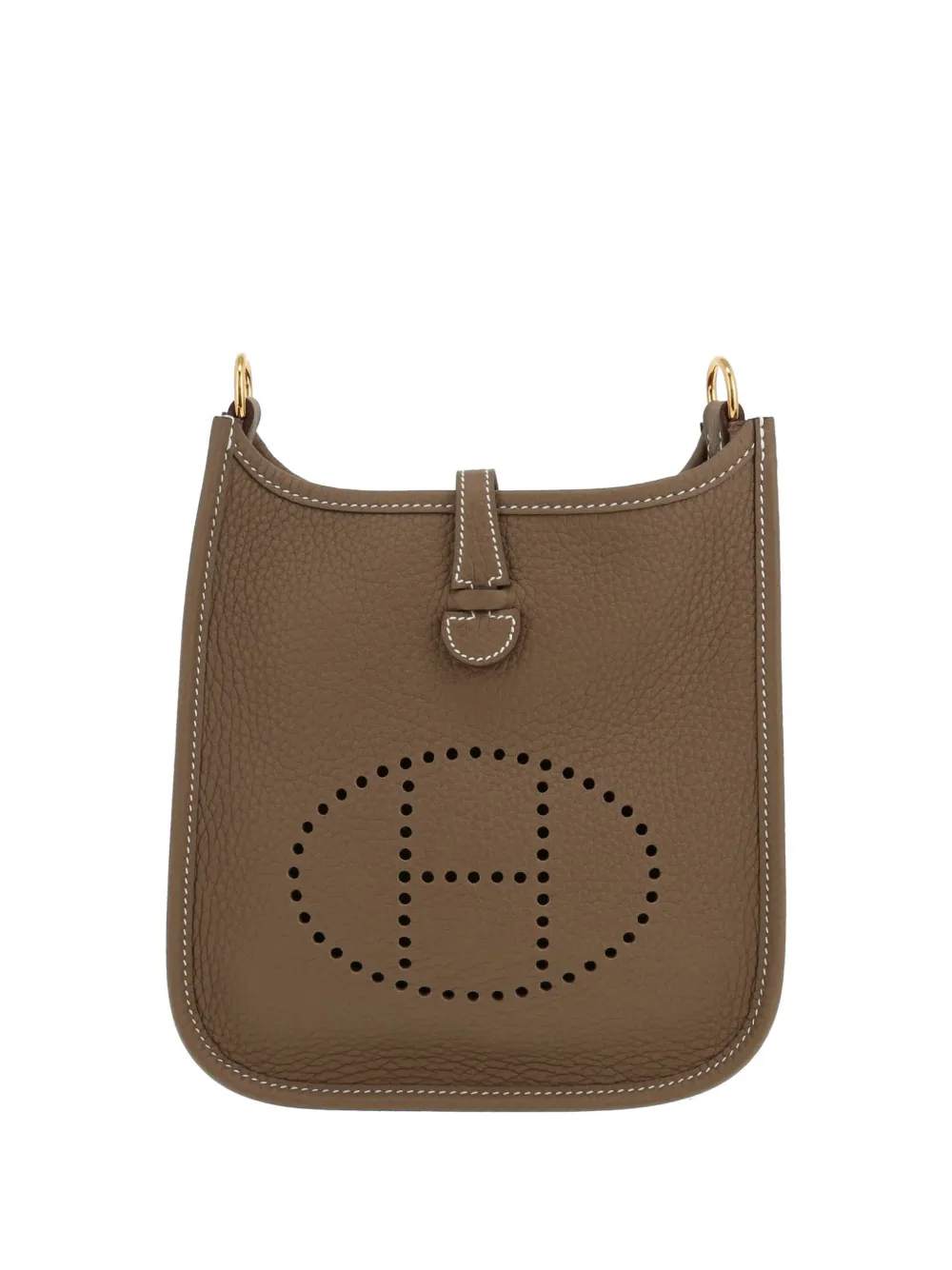 Hermès Pre-Owned 2025 mini Evelyne shoulder bag - Marrone