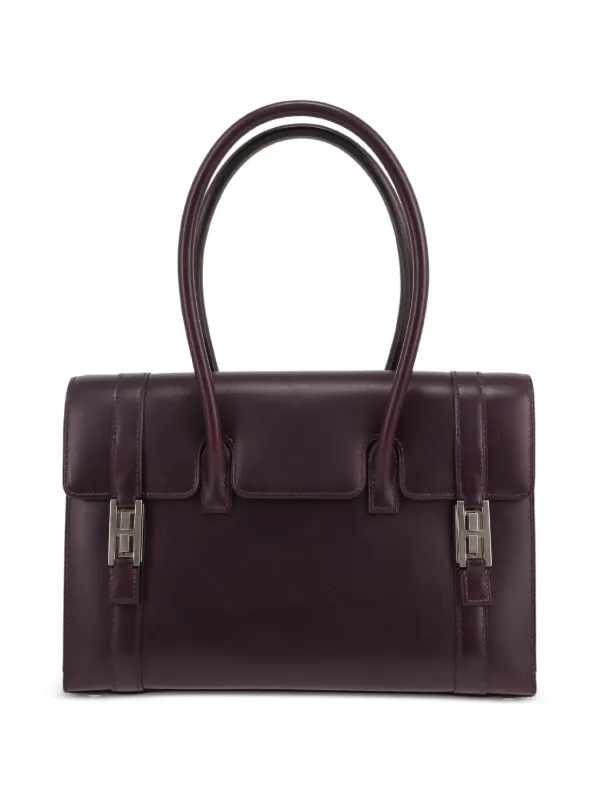 Hermès Pre-owned 2002 Drag Handbag in Purple