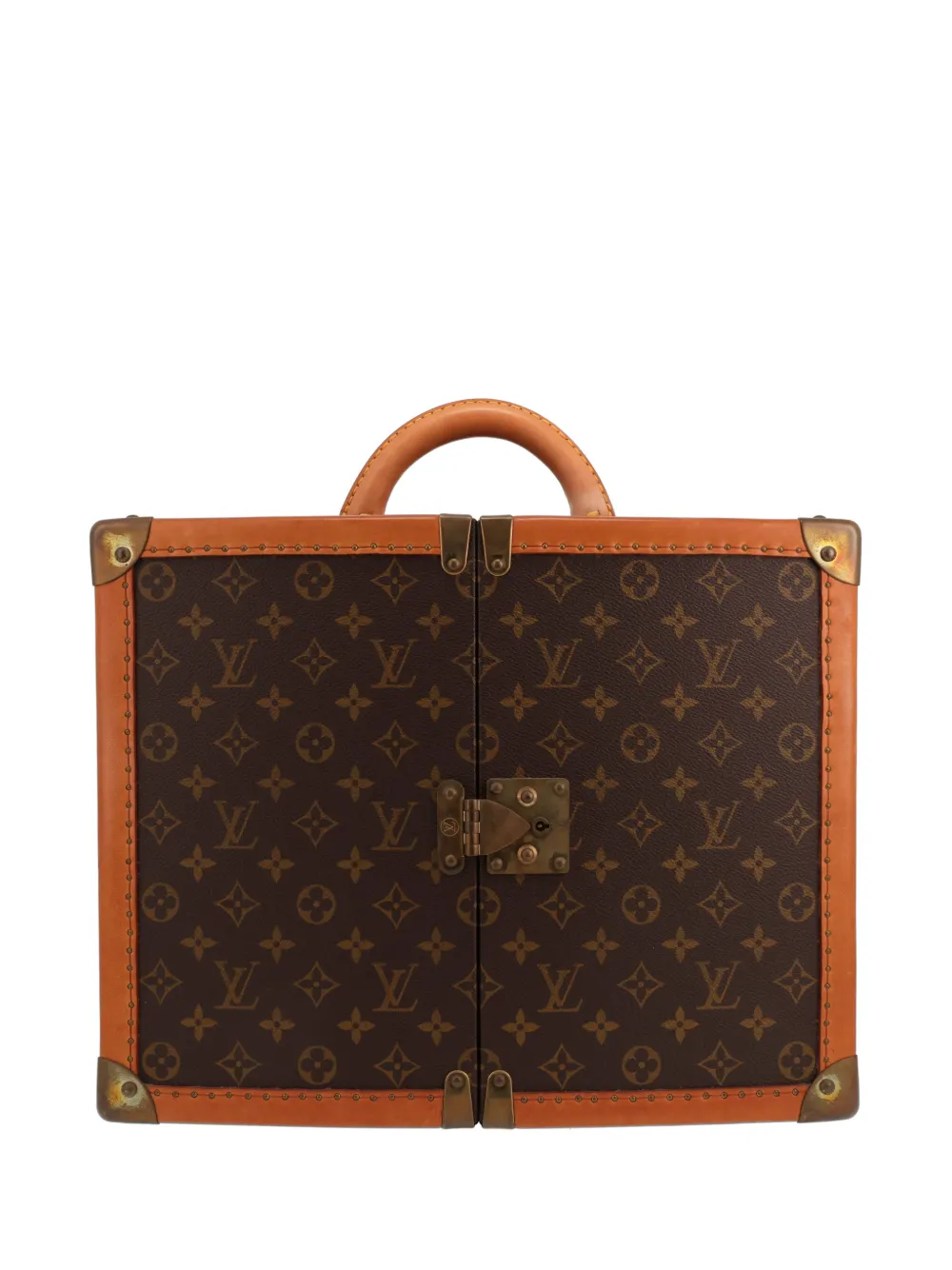Louis Vuitton Pre-Owned Sharon Stone monogram vanity case - Marrone
