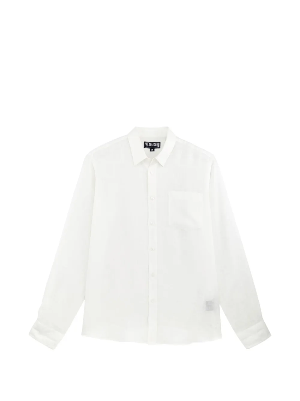 Vilebrequin embroidered button-up shirt - Bianco