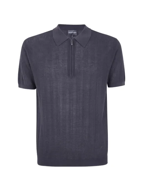 Emporio Armani Poloshirt mit Reißverschluss