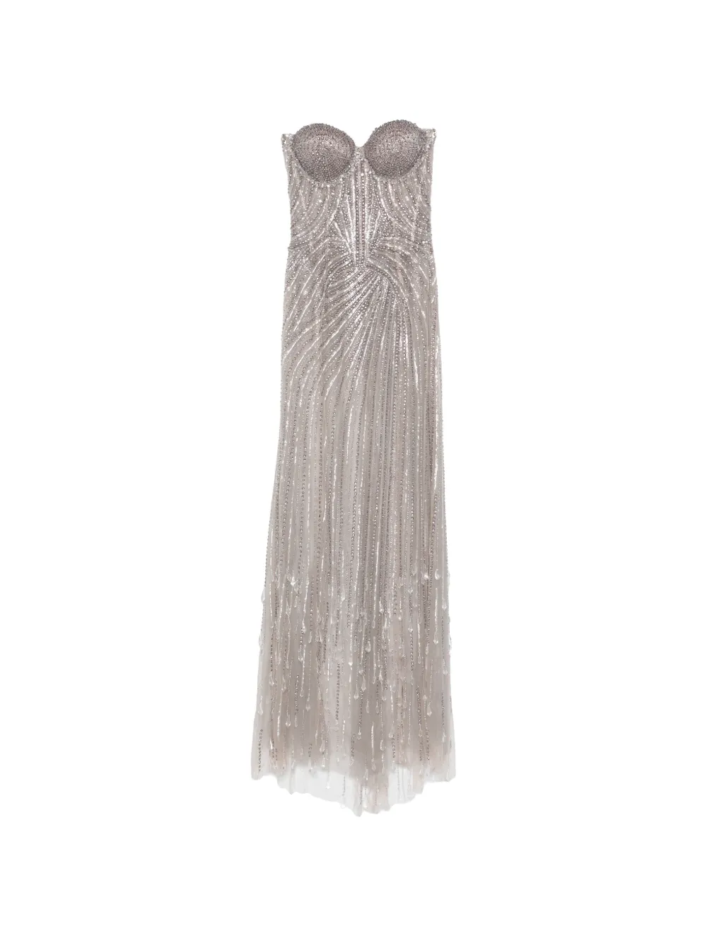 The Moment Embellished Strapless Maxi Dress