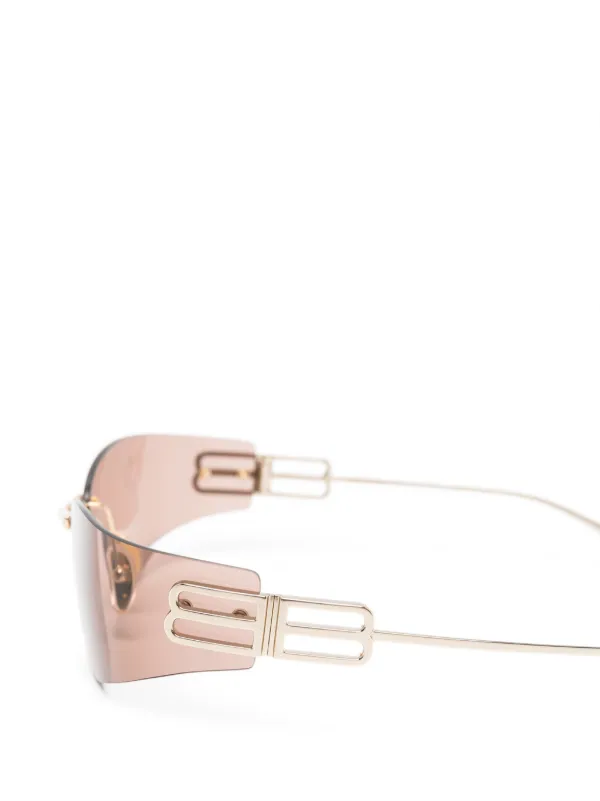 Balenciaga Eyewear Gossip リムレス サングラス | ゴールドトーン