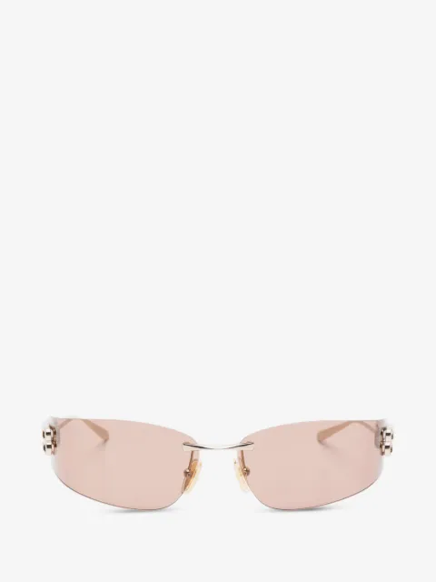 Balenciaga Eyewear Gossip rimless logo sunglasses