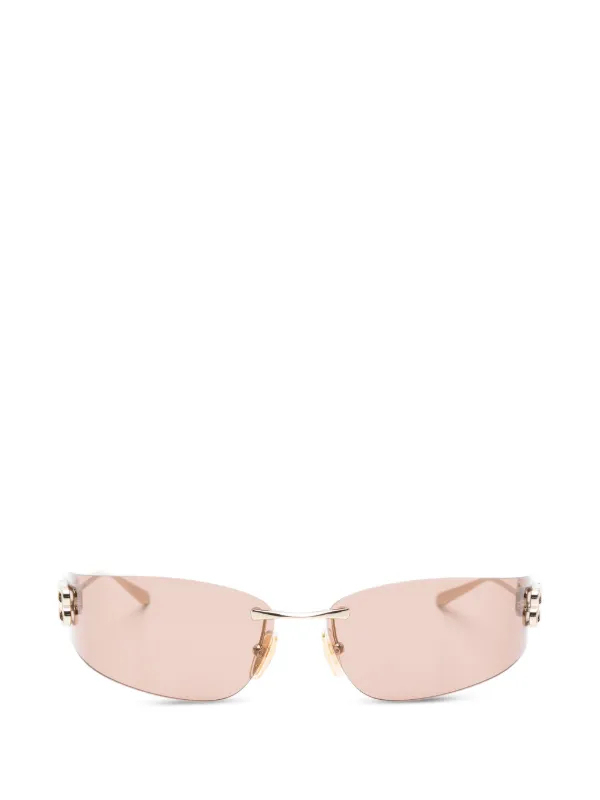 Balenciaga Eyewear Gossip リムレス サングラス | ゴールドトーン 