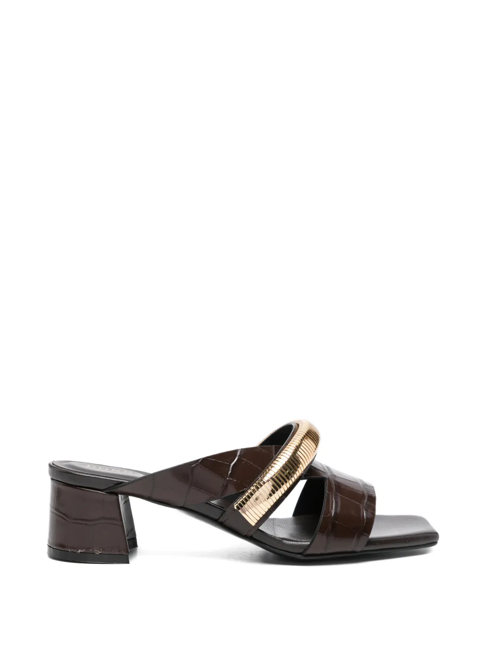 Donnarì croc-effect strap sandals